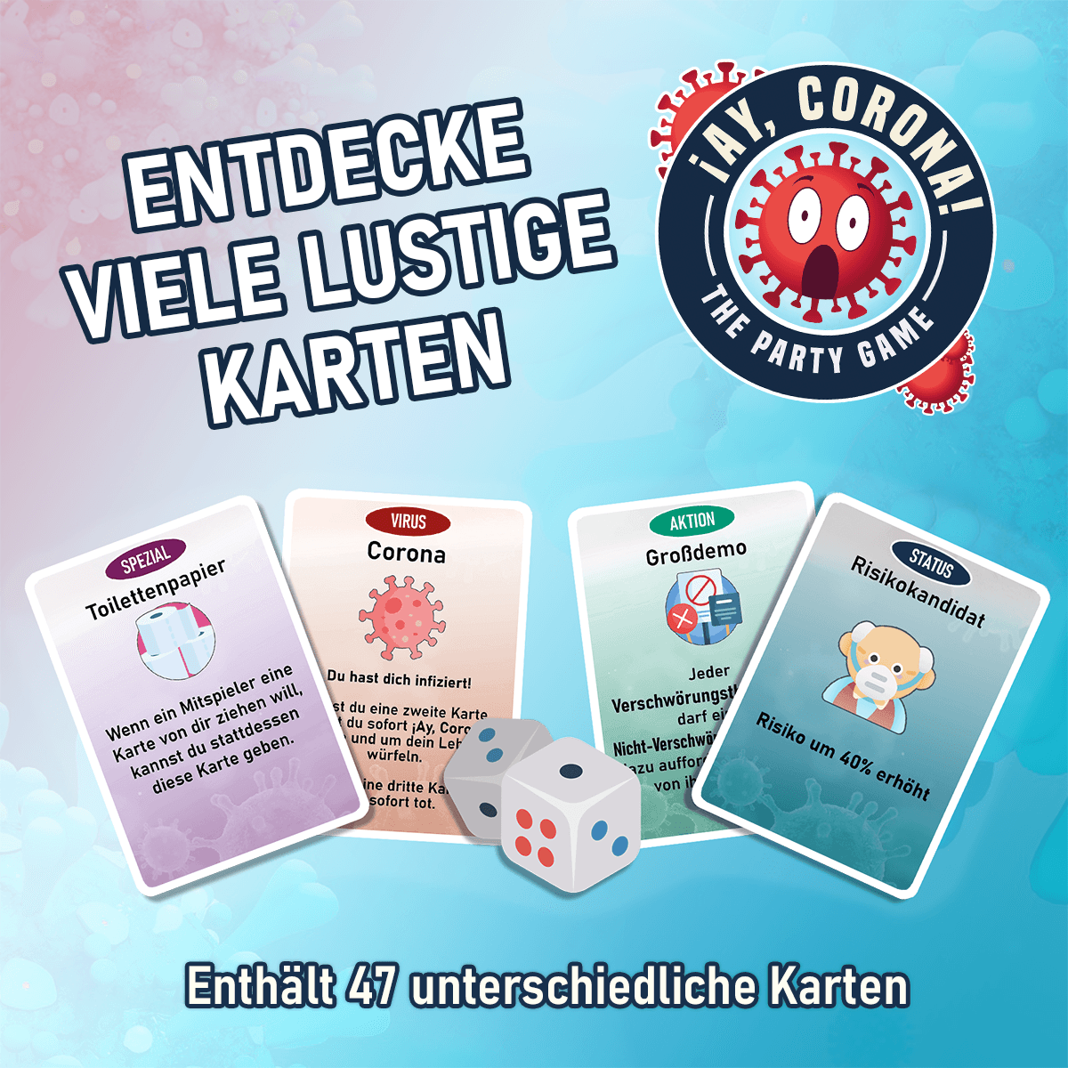 Spielmaterial von ¡Ay, Corona!