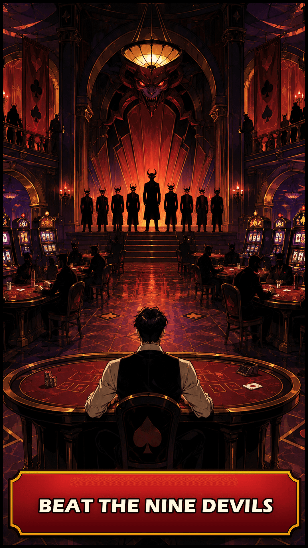 Blackjack-Runde in Devil's Blackjack